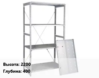 Стеллаж металлический 2200х400